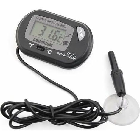 Thermomètre digital LCD pour aquarium et vivarium (1/4)