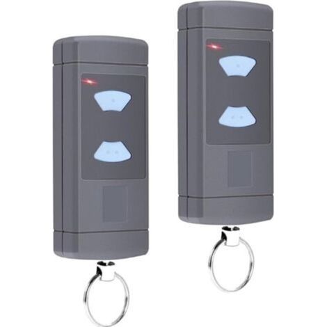Pair Lot de 2 émetteurs manuels pour ouvre-porte de garage - 868 MHz - Remplacement pour Horman HSE2-868 HSM4-868 HS4-868 (1/5)