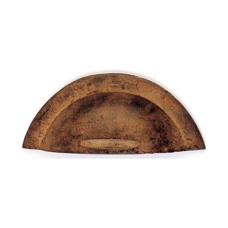 Poignée coquille DUBOIS - 95 x 40 mm - fer rouillé ciré - 498750