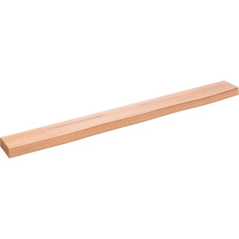 Maison Exclusive - Wandregal Hellbraun 100x10x4 cm Massivholz Eic (1/5)