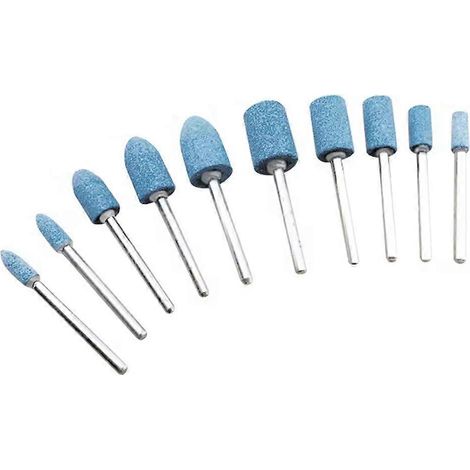 Ensemble de 10 supports abrasifs pour têtes de polissage, compatible avec les outils rotatifs électriques et les accessoires de meulage. (1/5)