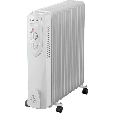 Radiador de aceite Maestro de 11 aletas, 2500 W