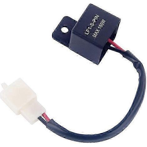 Relais clignotant électronique LED 12A à 2 broches, compatible avec les ampoules de clignotants de moto, clignotement rapide MAXP. (1/5)