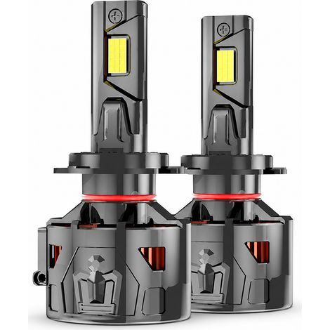 Bombilla LED de faro para coche 330 W negra, casquillo H8/H9/H10/H11, Redsea (1/5)