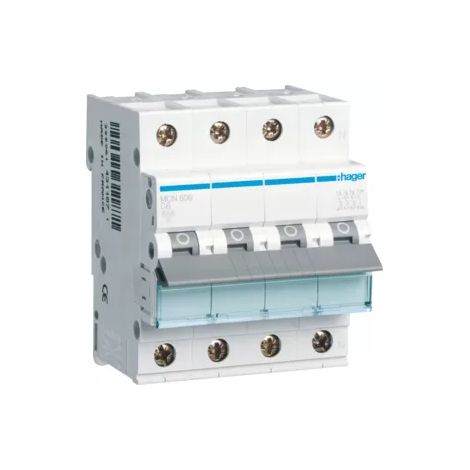 Hager LS-SCHALTER 3P+N 6A-C 6KA 4PLE (MCN606) (1/2)