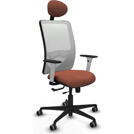 Silla de oficina piqueras y crespo Zulema blanco espuma alta calidad (1/2)