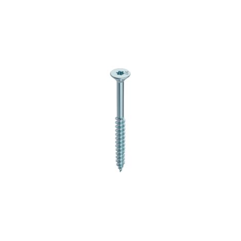 Boite 200 Vis HECO Fix-Plus filetage partiel - Zingué argent tête fraisée Torx - Ø5x60 - 18098 (1/2)