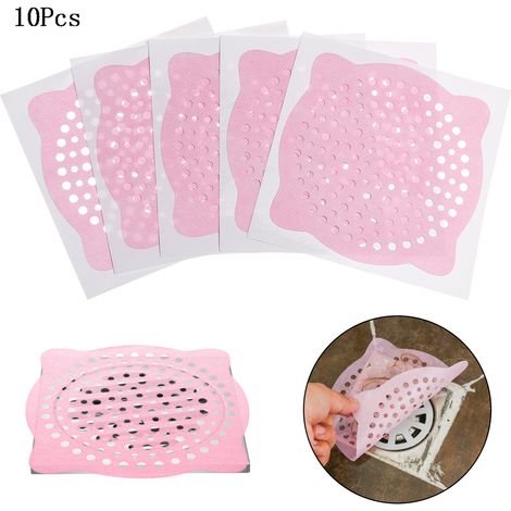 10 Pièces Tamis à Évier en Maille Jetable, Filtre pour Évier de Cuisine et Attrape-Cheveux, 25.4 cm