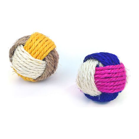 interaktiva kattleksaker 6 balles pour attraper des chats (couleur aléatoire) (1/4)