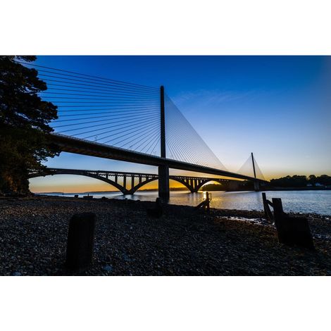 Tableau sur toile pont Albert Louppe 45x65 cm - Impression sur Toile Murale Décorative - Image imprimée en HD sur Toile - Toile sur Châssis en Bois FSC - Fabriqué en France (1/5)