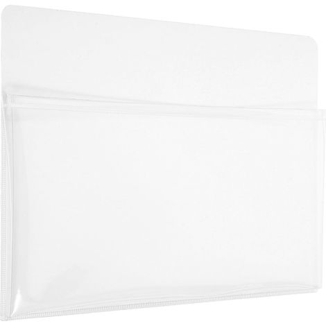 Cartella portadocumenti magnetica trasparente formato A4, ideale per ufficio e casa. (1/5)