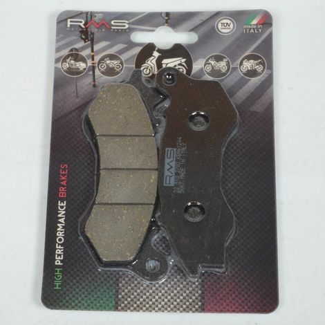 Plaquette de frein RMS pour Moto Kymco 125 Zing 1997 à 1998 (1/2)