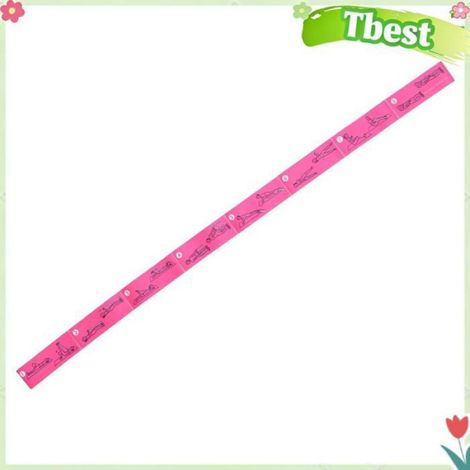 Bande De Résistance - 90 Cm - Pour Entraînement Fitness Yoga Pilates Étirements - 1 Pièce (1/5)