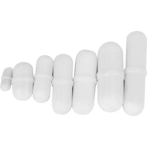 Ulisem7 Pièces Barreaux Agitation Magnétique Ptfe De Tiges Pour Mélangeurs De Laboratoire Outil Pratique Pour Scientifiques Résistance (1/4)