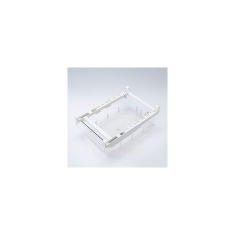 Bac de rangement réfrigérateur – Organiseur coulissant transparent 30,5 x 20 x 9,5 cm – Compatible avec étagères standards – 1 compartiment