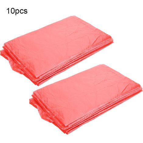 10 Stück Einweg-Tischdecken, ölbeständig, für Picknick, Hochzeit, Party, Bankett, Dekoration, Rot (1/5)