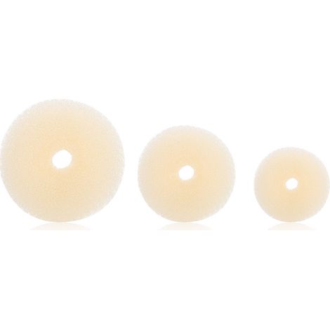 3-teiliges Haarstyling-Set für Damen: Haargummi, Zopf, Haargummischeibe, Haarband (1/5)