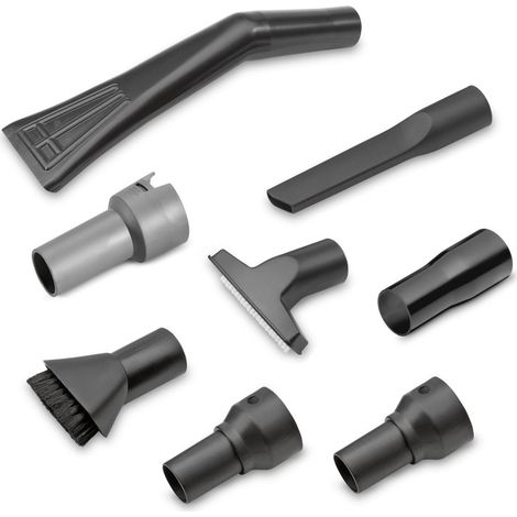 Kit d'accessoires pour aspirateur Kärcher DN 35 – Embouts pour nettoyage voiture et tissus – Adaptateurs DN 35 et DN 40 inclus (1/5)
