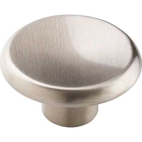 Boutons d'armoire Nickel satiné 38 mm de diamètre Lot de 10 Bouton de tiroir Quincaillerie d'armoire (1/3)