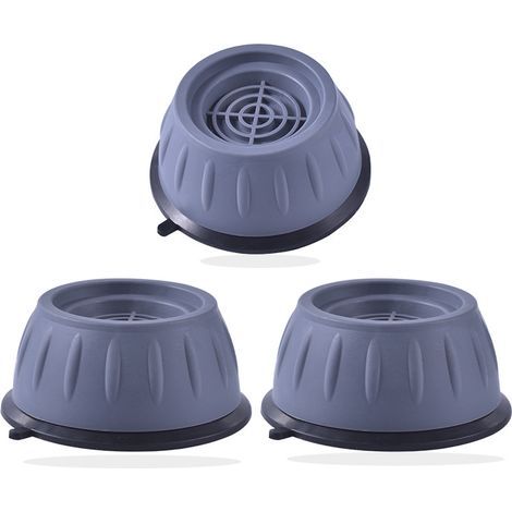Patas para lavadora, 3 piezas con almohadillas de goma, antivibración para lavadoras y secadoras, almohadillas antivibración. (1/5)