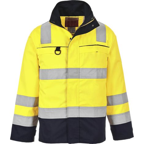 Hochsichtbarer Mehrzweckjacke Farbe: Gelb/Navy Größe S - Portwest