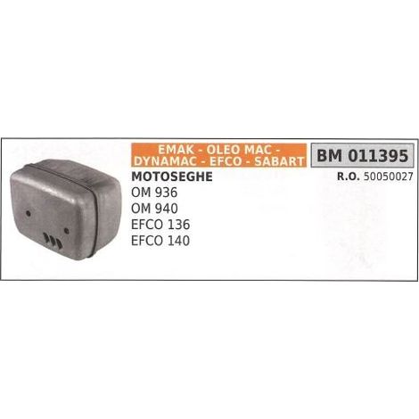 Marmitta EMAK motosega OM 936 940 EFCO 136 140 011395