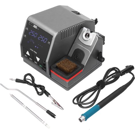 Station de soudage numérique réglable avec affichage digital, kit fer à souder professionnel pour DIY, prise UE 220V AC (1/5)