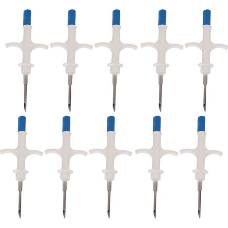 10 Kits de Puce RFID pour Animaux, Implant 1.25x7mm, Conforme ISO11784/11785, Identification Électronique (1/5)