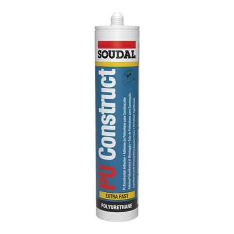 ADESIVO POLIURETANICO 'PU CONSTRUCT D4' SOUDAL 310 ml -