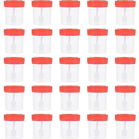 25 récipients pour échantillons d'urine