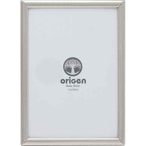 Signes Grimalt Fotorahmen, rechteckige silberne Rahmen, 18 x 13 x 2 cm