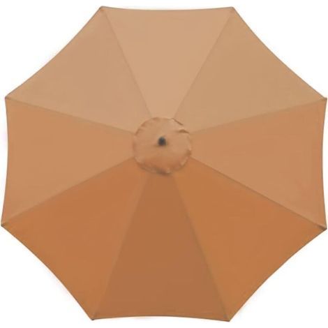 pair Memkey – Housse de parasol 3 m – Imperméable et anti-UV – Tissu polyester – Pour parasols à 8 baleines – Couleur kaki (1/4)