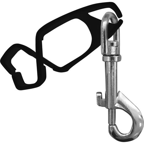 Clip para guantes de fácil colocación (pack de 40) PORTWEST A001  Negro