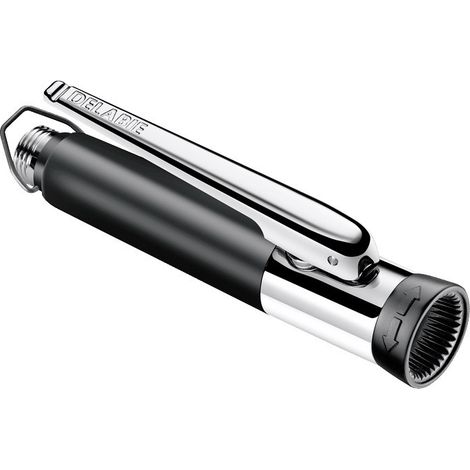 Mezclador profesional de ducha de cocina M1/2" rociador regulable, difusor antical, boquilla antichoque, negro (1/3)