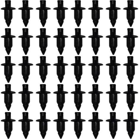 Pair Rivet Plastique, Clips de Fixation pour Voiture, 40 Pièces Clips de Retenue Carrosserie pour Yamaha/Suzuki/Kawasaki/Forza, Clip de Carénage en Plastique Trou de 6mm (1/5)