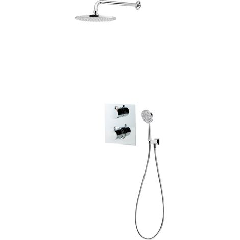 Galindo Conjunto baño-ducha termostático empotrable Atlantis redondo K130047400 (1/2)