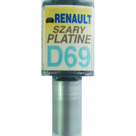 Reparación de arañazos en la pintura del Renault D69 gris platino 10 ml ARA (1/5)