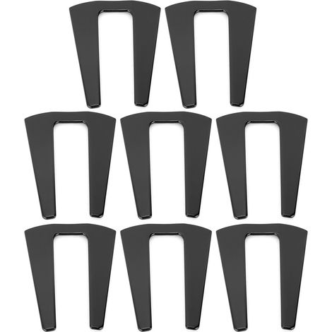 Türscharnierblenden für Jeep Wrangler (07-17), 4-türige Version, schwarz, 8er-Set (1/5)