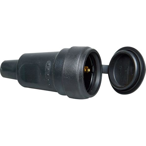 KOPP Raccordement terre 181416067, caoutchouc, couvercle, anti-pliage