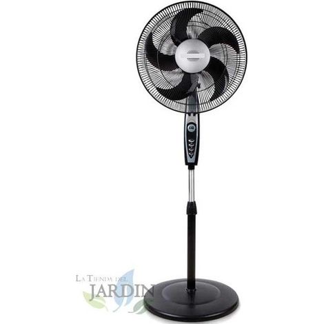 Suinga SF0149 - Ventilatore a colonna oscillante con 5 pale, 3 velocità, 60 W, multicolore