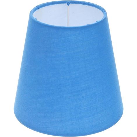 Light Blue Fabric Macaron Shade Hanging Lamp Cover for Chandelier Ceiling Lamp Desk Lamp and Floor Lamp Softens Light and Protects Eyes 14.00 X 14.00 X 13.00 cm (1/5)