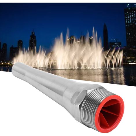 Buse de fontaine à jet d'eau directionnel en acier inoxydable, filetage mâle DN40 (1/5)