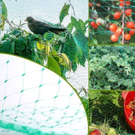Filet jardin multifonction nylon 2x15 m, anti-oiseaux arbres fruitiers potager, protection extérieure solide nuisibles (1/5)