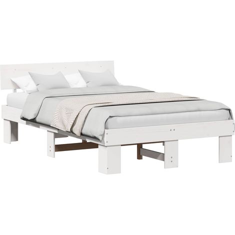 Maison Exclusive - Estructura de cama 135 x 190 cm Madera de pino