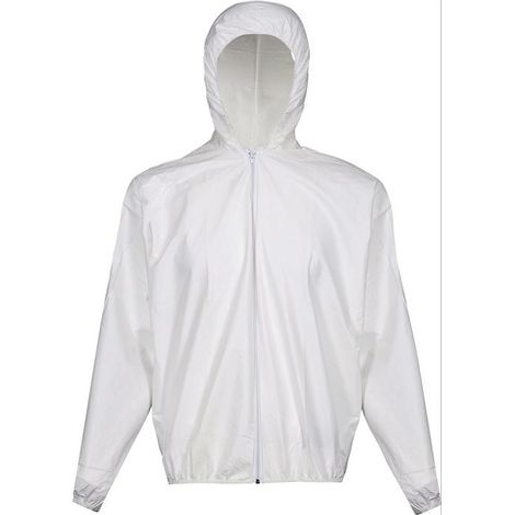 Veste de protection contre les produits chimiques CoverStar® taille L blanche (1/5)