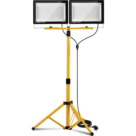 TolleTour 200W LED Baustrahler Flutlicht Scheinwerfer Außenstrahler Arbeitsleuchte Bauscheinwerfer IP66 Wasserdicht Kaltweiß (1/4)