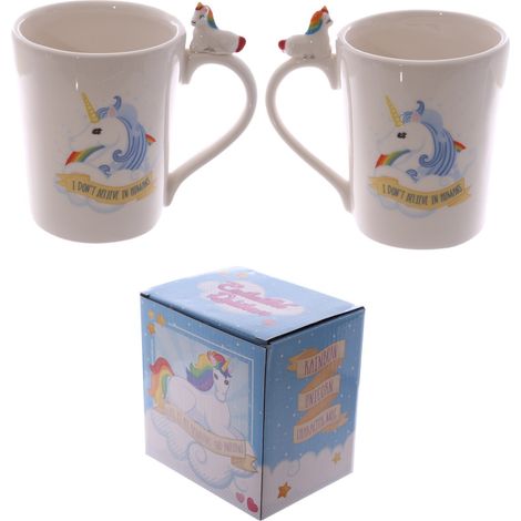 Mug céramique Licorne bleue