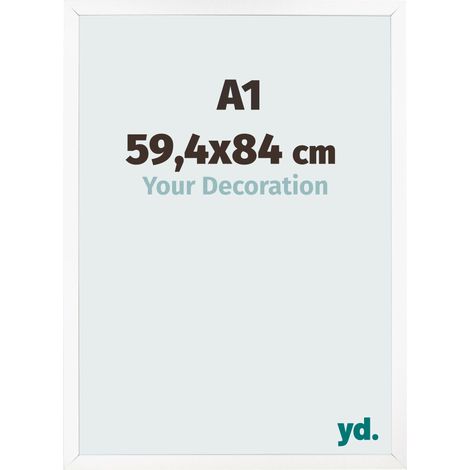 yd. - Cadre photo A1 59.4x84 - Blanc Mat - MDF - Bologna (1/5)