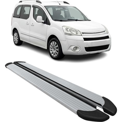 Marchepieds Latéraux pour Citroen Berlingo 2008-2018 L1 Aluminium Argent 2Pcs (1/5)