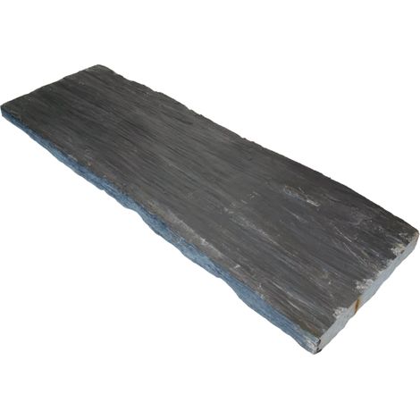 Pas Japonais Rectangle en Schiste 60x50x4-6 cm - À l'unité - Ti'ma Stone (1/4)